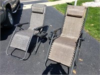 (2) Zero Gravity Lawn Chairs