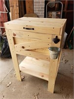 Handmade Wood Cooler Stand