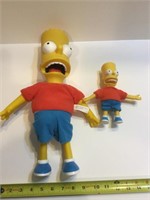 2 BART Simpson dolls
