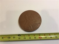19 09 S VDB large plastic penny