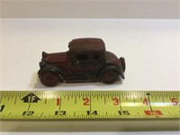 Small vintage cast iron toy car