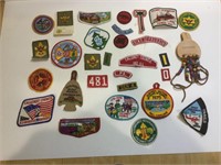 Vintage 1970s Boy Scout patches