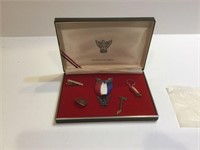 Vintage 1970s Eagle Scout medal and others in