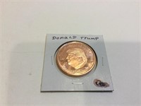 1 oz .999 fine copper bullion Donald Trump