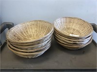 12X WICKER BASKETS