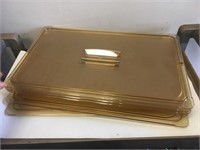 5X CAMBRO HOT TABLE LIDS  21X13 (FULLL SIZE TRAY)