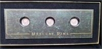 Set of 3 Mercury Dimes.