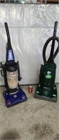 2 upright vacuum cleaners
