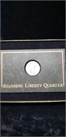 1927 Standing Liberty Quarter in Protective Case.