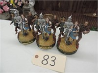 Wizard of Oz character figurines