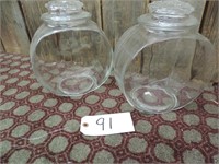 Two candy jars