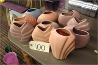 Colored vases