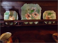 3pc Set of handpainted dishes