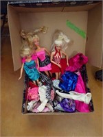 Misc Barbies and accessories lot