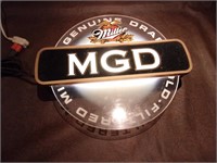 Miller Genuine Draft Motion Lighted Sign