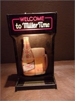 Miller High Life / Miller Time Lighted Sign