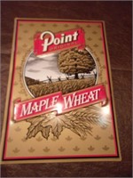 Point Maple Wheat Beer Tin Sign