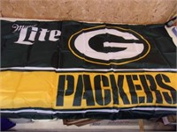 New Packer /  Miller Lite Flag