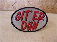 "Git 'Er Dun" Trailer Hitch Plug Cover