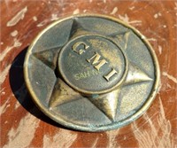 Georgia Military Institute Brass Badge/Buckle