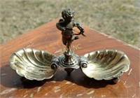 Continental Sterling Double Shell Figural