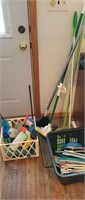 Mops cleaning laundry brooms lot