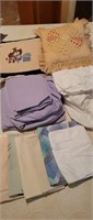2 Full size sheet sets, with fitted sheet and