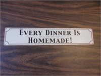 Homemade Dinner Tin Sign