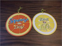 Cute Decorative Citrus Signs