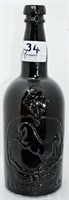 Squat Black Horse Ale Bottle