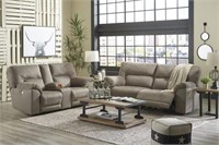 Ashley 77601 Cavalcade DBL REC Sofa & Love Seat