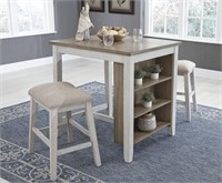 Ashley D394-113 Kitchen Island & 2 Bar Stools