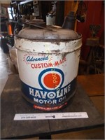 Havoline Motor Oil 5 Gallon Can