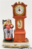Melody In Motion Porcelain Grandfather's Clock