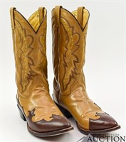 Men's Dan Post Leather Western Cowboy Boots 10.5