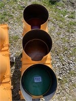 One Set of traffic Stop Lights