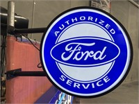 Light Up Ford Authorized Service Double Sided