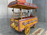 Arctic Soda Fountain Icey Cold Drinks Wagon