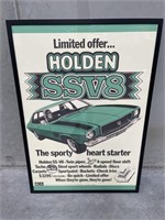 Large Imposing Holden SSV8 Framed Showroom