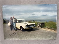 327 HK Monaro Poster With Dyno Dave & Jan Bennett