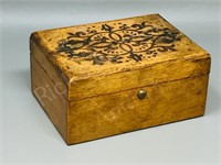 vintage trinket box-  4.5" x  5.5"