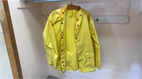 Rainwear button up rain jacket, size XLarge