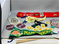 collectable pennants, scouts & school items
