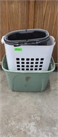 Tot, laundry basket and garbage can(no lid)
Used