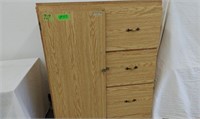 Large 4-drawer and 1-door floor cabinet