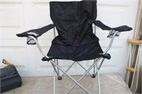Hyundai Fold Up Lawn Chair In Storage Bag