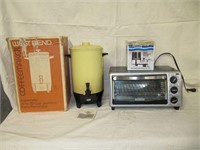 Coffee Percolator/Toaster Oven & Water Filter