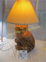 Mid Century Ceramic Owl Table Lamp - Magnificent!