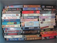 VHS Mania! - 150+pc VHS Movies In Storage Tote