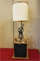 Storage Bin w/ Hand Crank Lamp